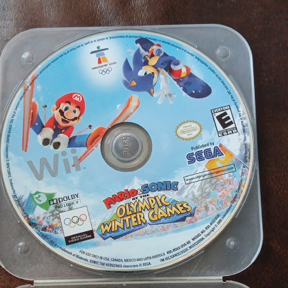 SEGA Mario & Sonic Olympic Winter Games - Blue Edition
